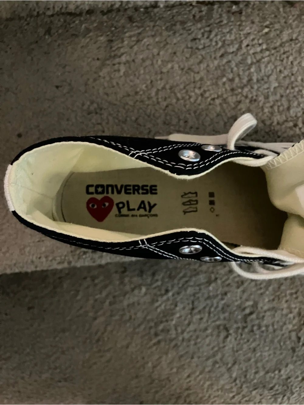 NWB CONVERSE X PLAY COMME DES GARÇONS CHUCK 70 HIGH TOP SNEAKERS MNS 10 WMS 12